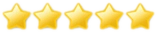 5 star reviews